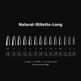 Gel-X™ Natural Stiletto Long Box of Tips 2.0