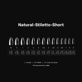 Gel-X™ Natural Stiletto Short Box of Tips 2.0