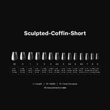 Gel-X™ Sculpted Coffin Short Box of Tips 2.0