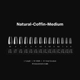 Gel-X™ Natural Coffin Medium Box of Tips 2.0