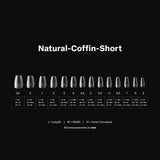 Gel-X™ Natural Coffin Extra Short Box of Tips 2.0
