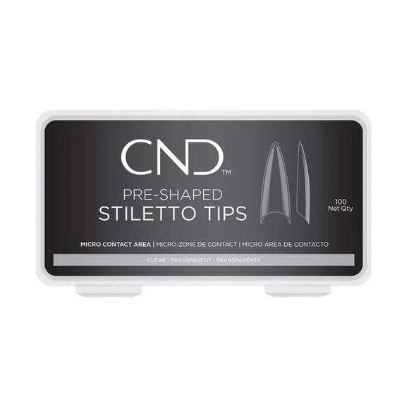 CND Nail Tips - Stiletto 100ct