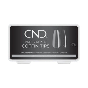 CND Nail Tips - Coffin 360ct