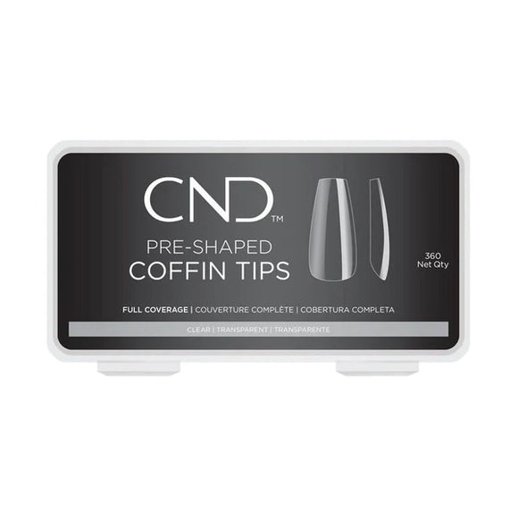 CND Nail Tips - Coffin 360ct