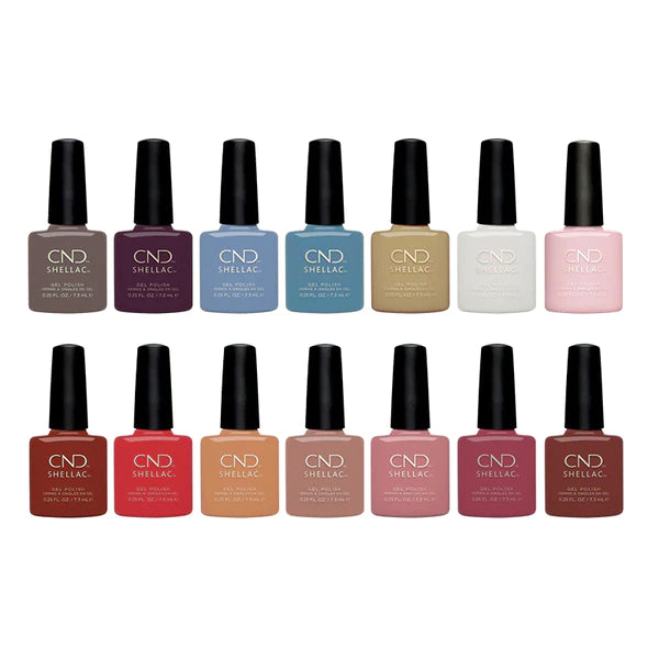 CND SHELLAC ジェルネイルセット CND Shellac Chic Collection 13 Piece Trial Kit - Gel Nail Color