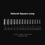 Gel-X™ Natural Square Long Box Of Tips 2.0