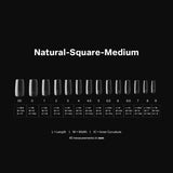 Gel-X™ Natural Square Medium Box Of Tips 2.0