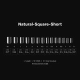 Gel-X™ Natural Square Short Box Of Tips 2.0