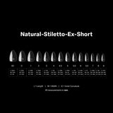 Gel-X™ Natural Stiletto Extra Short Box of Tips 2.0