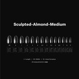 Gel-X™ Sculpted Almond Medium Box of Tips 2.0