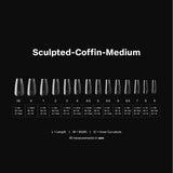 Gel-X™ Sculpted Coffin Medium Box of Tips 2.0