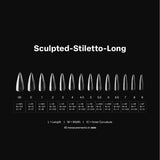 Gel-X™ Sculpted Stiletto Long Box of Tips 2.0
