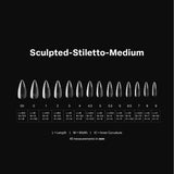 Gel-X™ Sculpted Stiletto Medium Box of Tips 2.0