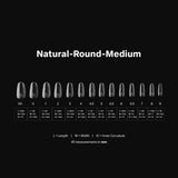 Gel-X™ Natural Round Medium Box of Tips 2.0